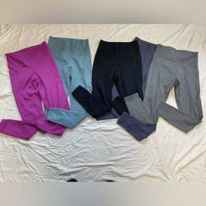 Set of 5 high waisted leggings with cargo pockets - Danskin, tekgear, sketchers